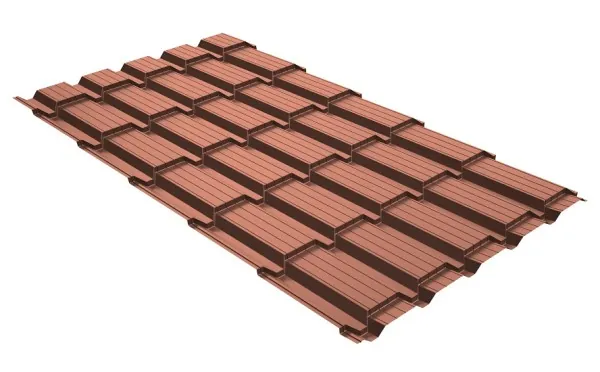Металлочерепица GL квадро профи 0,5 Quarzit Cuprum Steel купить в Прокопьевске