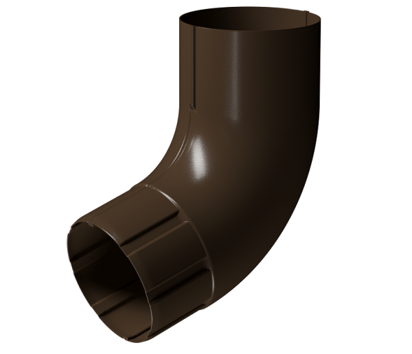Колено 72° D90 Döcke STAL PREMIUM Каштан, (RAL 8017) купить в Прокопьевске