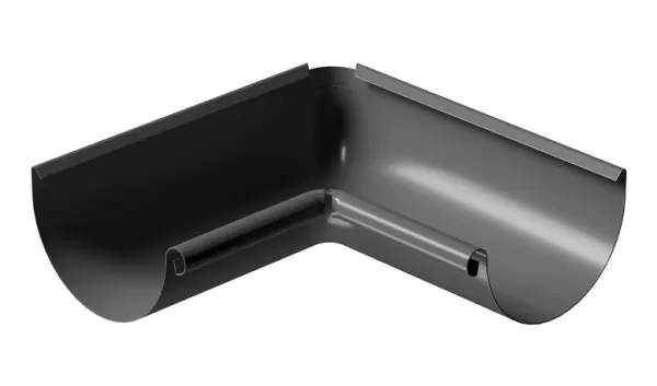 Угол внутренний 90° D125 Döcke STAL PREMIUM Графит, (RAL 7024) купить в Прокопьевске