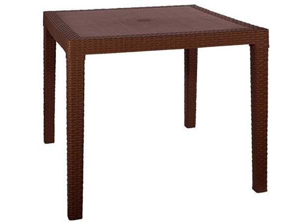 Стол квадратный FIJI Quatro Table Коричневый купить в Прокопьевске