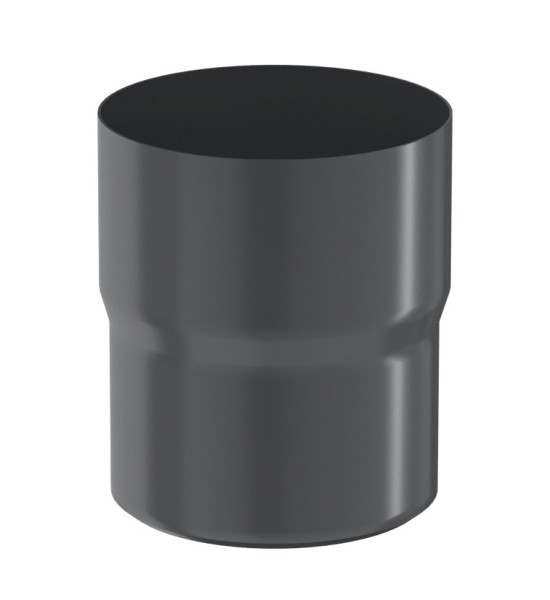 Водосток Aquasistem, система 125x90 - Соединитель трубы RAL 7024 Тёмно-серый купить в Прокопьевске