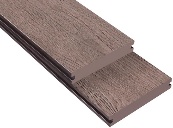 Террасная доска ДПК Outdoor 3D полнотелая NEVADA/CALIFORNIA BROWN коричневая микс купить в Прокопьевске