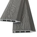 Заборная панель шип-паз EasyDecking Wood-Х 146х20 Серый купить в Прокопьевске