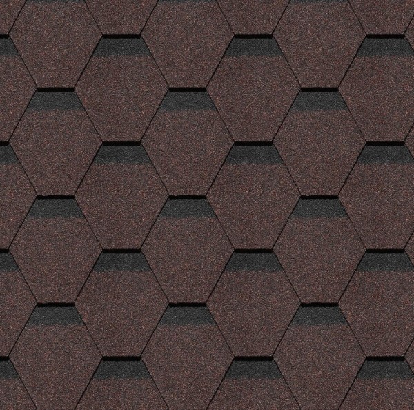 Гибкая черепица Docke, коллекция Шеффилд – Корица купить в Прокопьевске