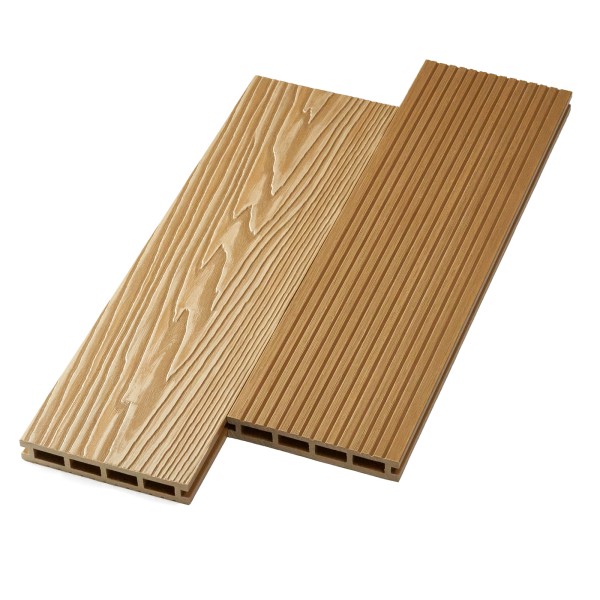 Террасная доска ДПК NanoWood двусторонняя New 3D тиснение + вельвет Орех купить в Прокопьевске