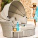 Диван-Трансформер AFINA плетеный из иск. ротанга AFM-325 Beige купить в Прокопьевске