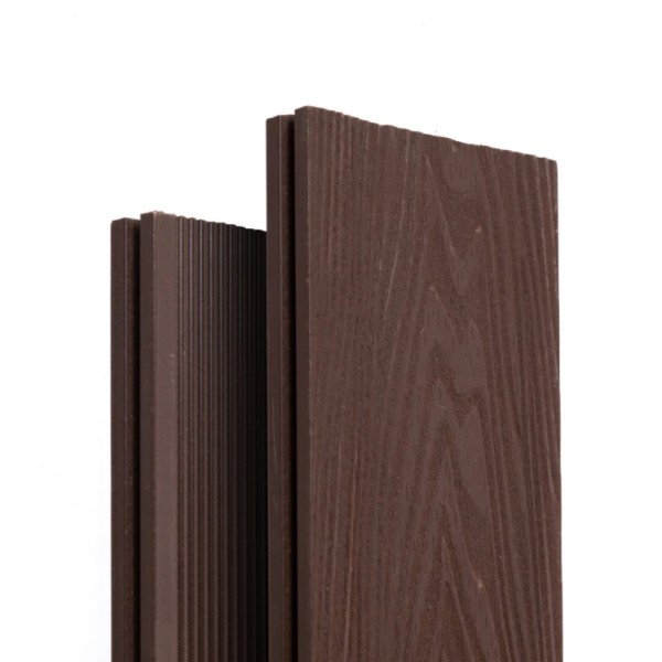 Террасная доска Ecodecking Экстра 3D полнотелая Графит купить в Прокопьевске