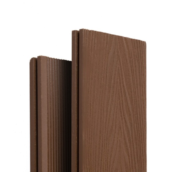 Террасная доска Ecodecking Экстра 3D полнотелая Шоколад купить в Прокопьевске