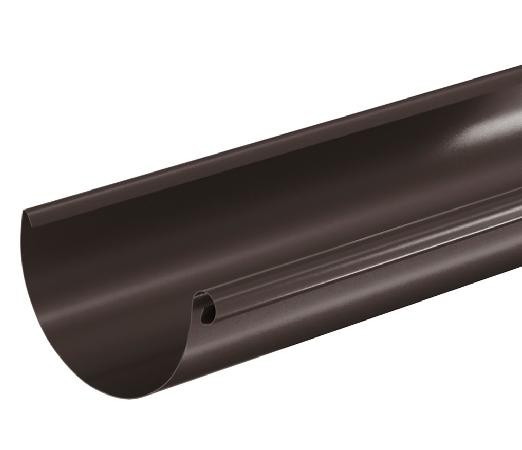 Водосток Aquasistem, система 125x90 - Водосточный желоб 3.00м RR 32 Тёмно Коричневый купить в Прокопьевске