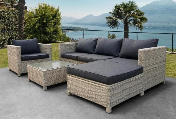 Комплект мебели AFINA плетеной из иск. ротанга YR821G Grey/Grey купить в Прокопьевске