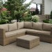 Комплект мебели AFINA плетеной из иск. ротанга YR825B Beige купить в Прокопьевске