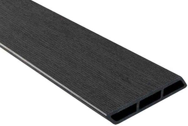 Доска Ромбус 3D ДПК Outdoor STORM BLACK черная купить в Прокопьевске