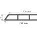 Доска Ромбус 3D ДПК Outdoor STORM GREY серая микс купить в Прокопьевске