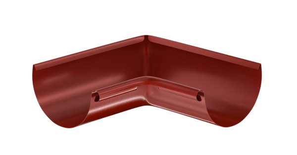 Водосток Aquasistem, система 125x90 - Угол желоба, внутренний 90° RR 29 Бургундский купить в Прокопьевске