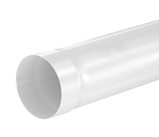 Водосток Aquasistem, система 125x90 - Труба водосточная 3.00м RAL 9003 Белый купить в Прокопьевске