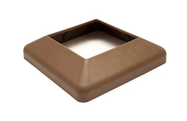 Крышка нижняя ПВХ для столба Deckart 100х100 Шоколад купить в Прокопьевске