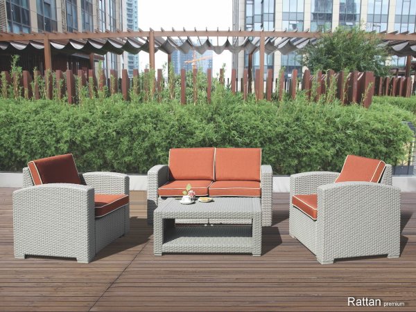 Уличные диваны и кресла коллекции Rattan Premium 4 купить в Прокопьевске
