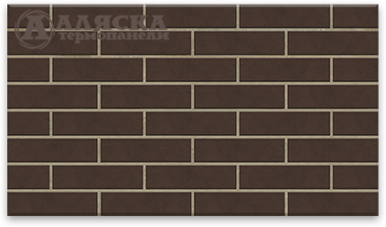 Фасадные Термопанели Аляска Amsterdam brown купить в Прокопьевске