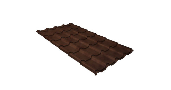 Металлочерепица камея 0,45 Safari Twincolor Brown купить в Прокопьевске