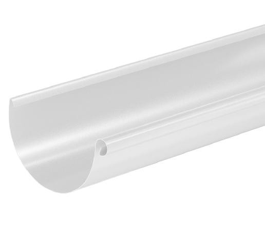 Водосток Aquasistem, система 125x90 - Водосточный желоб 3.00м RAL 9003 Белый купить в Прокопьевске