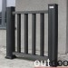Ограждение из ДПК Outdoor Классик 3D STORM чёрный купить в Прокопьевске