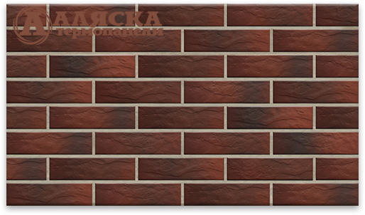 Фасадные Термопанели Аляска Cherry Rustic купить в Прокопьевске