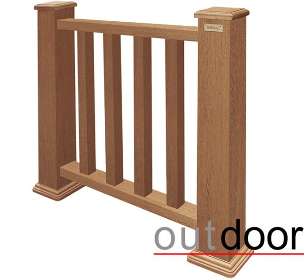Ограждение из ДПК Outdoor Классик 3D STORM дуб купить в Прокопьевске
