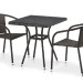 Комплект плетеной мебели AFINA из иск. ротанга T282BNT/Y137C-W53 Brown 2Pcs купить в Прокопьевске