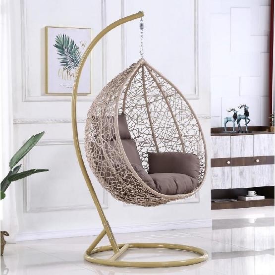Кресло Подвесное из искусственного ротанга AFM-169A-LB Beige купить в Прокопьевске