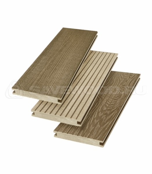 Террасная доска SW Fraxinus (R) полнотелая «SaveWood» Тик купить в Прокопьевске