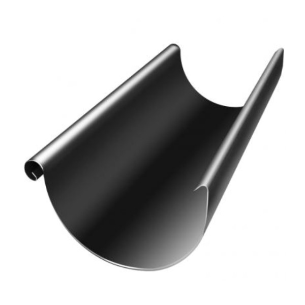 Водосток Grand Line 125x90 – Желоб 3м RAL 9005 купить в Прокопьевске