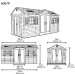 Сарай пластиковый LifeTime 15x8 DD купить в Прокопьевске