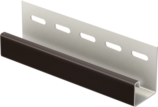 J-планка к Софиту PRO Тёмно коричневый купить в Прокопьевске