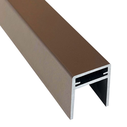 П-профиль Алюминиевый EasyDecking 35x25 Венге купить в Прокопьевске