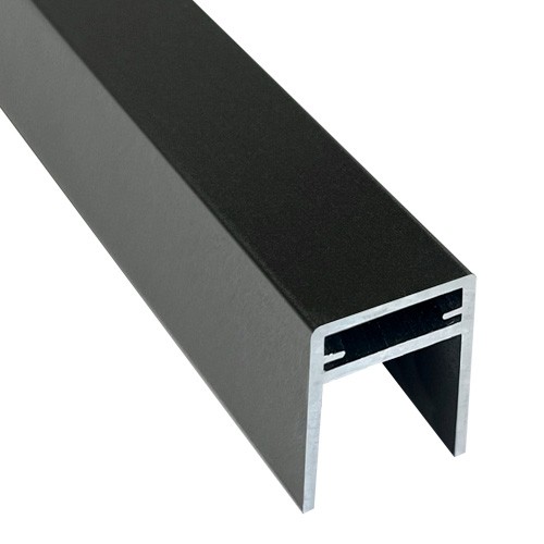 П-профиль Алюминиевый EasyDecking 35x25 Черное дерево купить в Прокопьевске