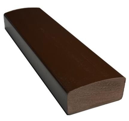 Лавочный брус Ecodecking Некст полнотелый глянцевый 70х35 шоколад купить в Прокопьевске