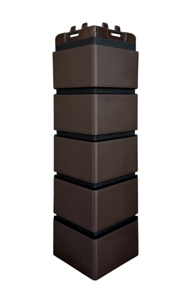 Угол Grand Line клинкерный кирпич ПРЕМИУМ Шоколадный (шов RAL 9005) купить в Прокопьевске