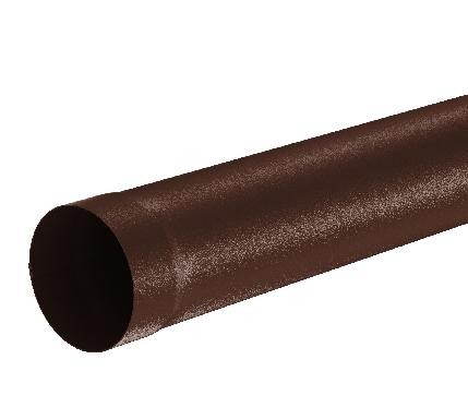 Водосток Aquasistem, Система 150/100 - Труба водосточная 1.00м RAL 8017 Коричневый matt купить в Прокопьевске