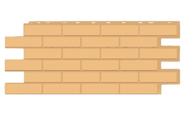 Фасадная панель T-Siding Кирпич Модерн Эко Крем купить в Прокопьевске