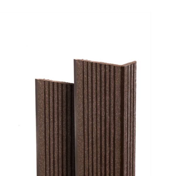 Угол торцевой Ecodecking Техно 70х35x3000 Шоколад купить в Прокопьевске