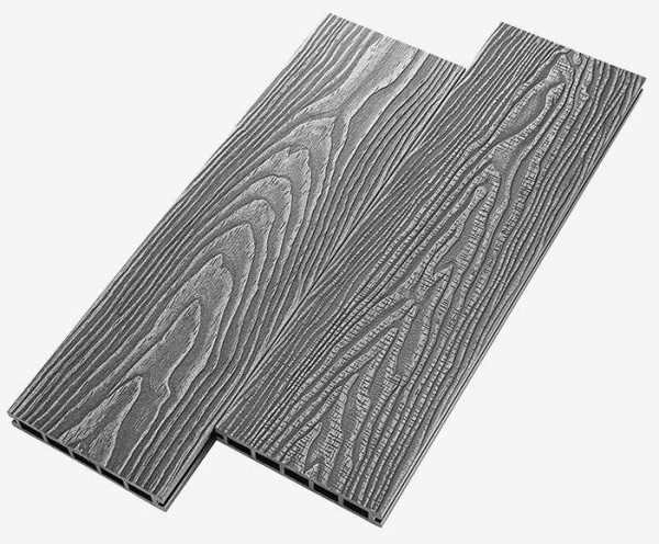 Террасная доска из ДПК RusDecking Unodeck Vintage - Серый купить в Прокопьевске