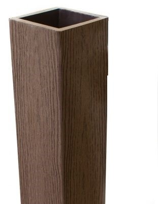 Столб опорный Woodvex Co-Extrusion Темно - Коричневый купить в Прокопьевске