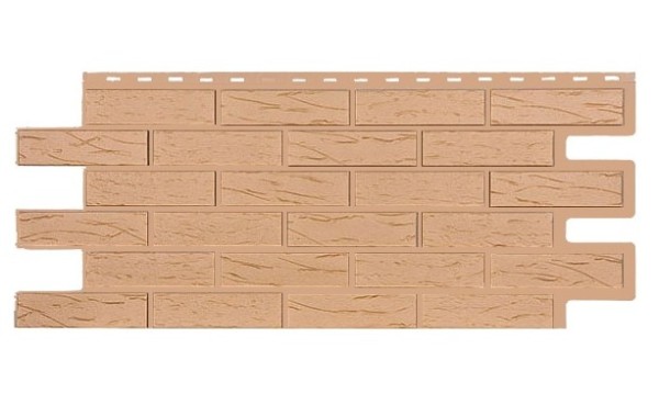 Фасадная панель T-Siding Кирпич Саман Эко Крем купить в Прокопьевске